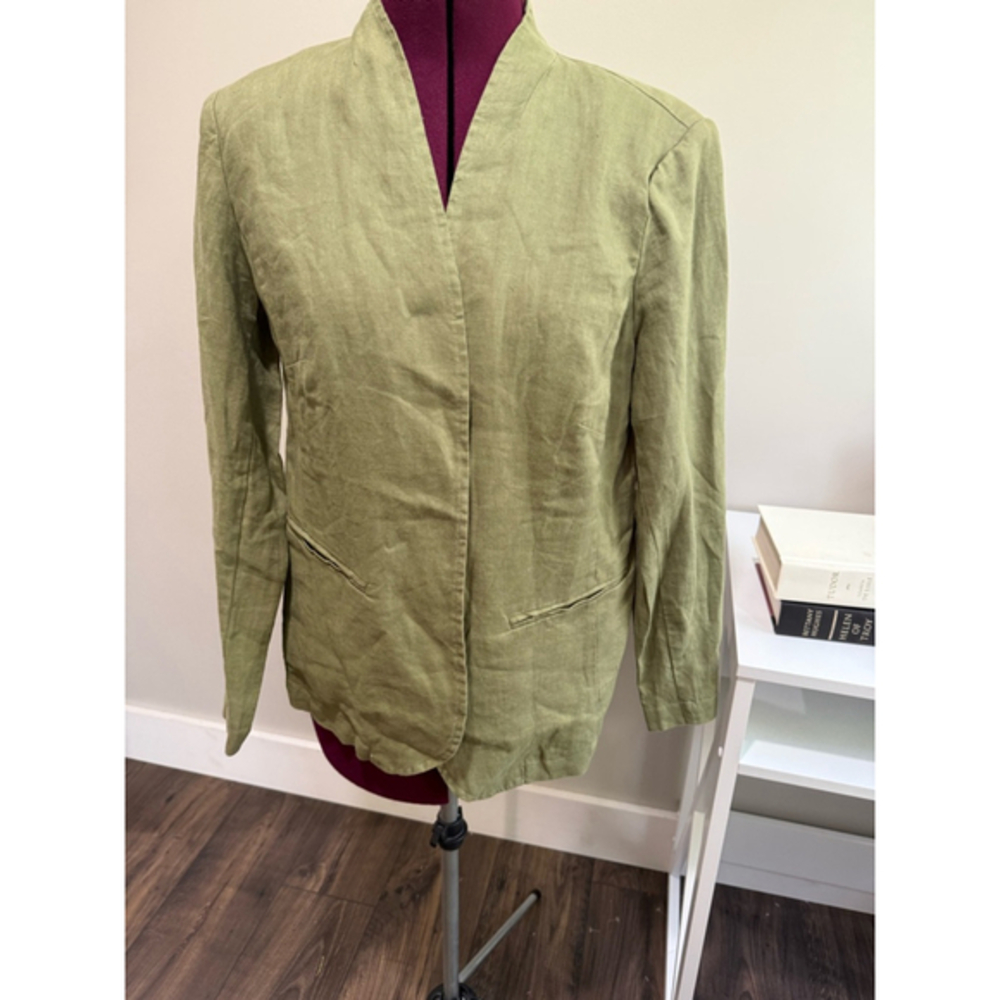 Peck and Peck Linen Blazer Large